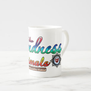 Taza De Porcelana Mostrar Amabilidad A Los Animales Tipografía Arcoi