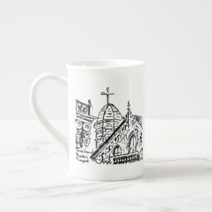 Taza De Porcelana Motivo de campamento por Babbie - Martha's Vineyar