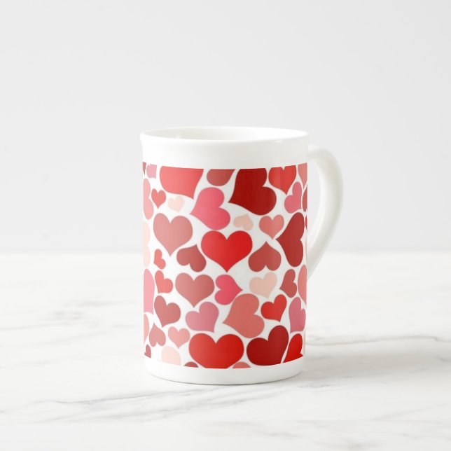 Taza De Porcelana Mucho amor (Derecha)
