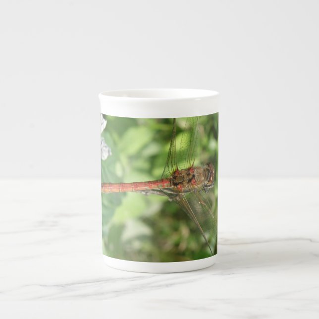 Taza De Porcelana Mug Darter Dragonfly (Frente)