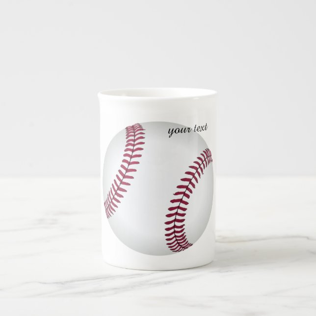 Taza De Porcelana "Mug de béisbol Personalizado**Mug Especializada (Frente)