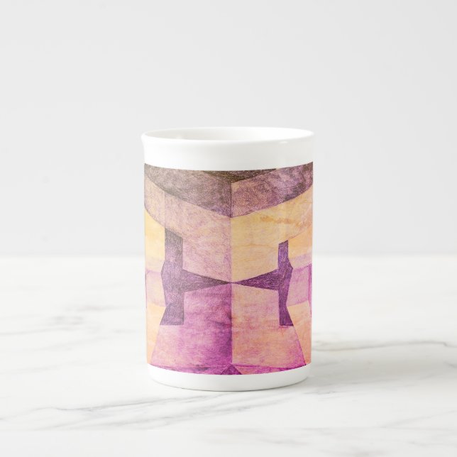 Taza De Porcelana Mug de cubo cálido (Frente)