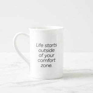 Taza De Porcelana Mug de especialidad de zona de confort