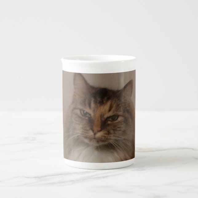Taza De Porcelana Mug de gato (Frente)