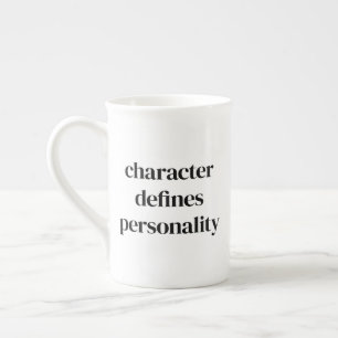 Taza De Porcelana Mug de la especialidad de caracteres