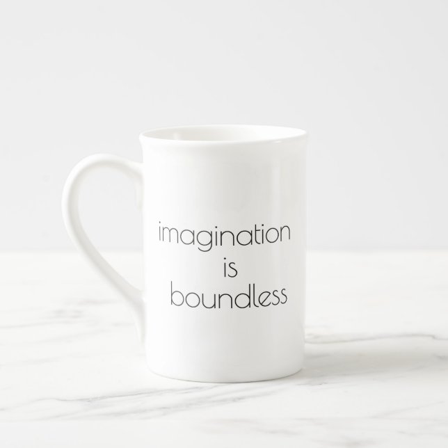 Taza De Porcelana Mug de la especialidad de la imaginación (Izquierda)