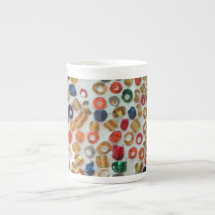 Taza De Porcelana Mug de la especialidad de las perlas coloridas