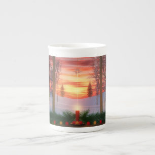 Taza De Porcelana Mug. de la especialidad de verano del cielo