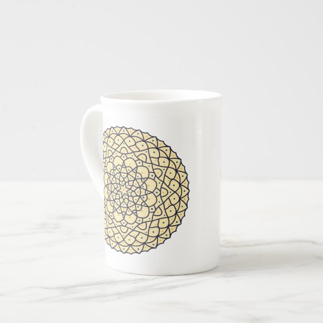 Taza De Porcelana Mug de la especialidad del día celeste (Izquierda)