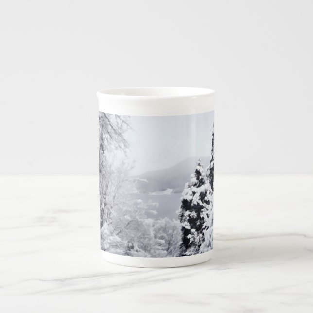 Taza De Porcelana Mug de la especialidad del lago Nojiri (Frente)
