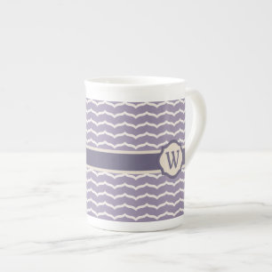 Taza De Porcelana Mug de la especialidad del zigzag