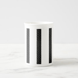 Taza De Porcelana Mug de porcelana de banda negra