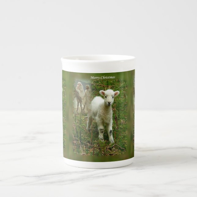Taza De Porcelana Mug, Jesucristo, Feliz Navidad (Frente)
