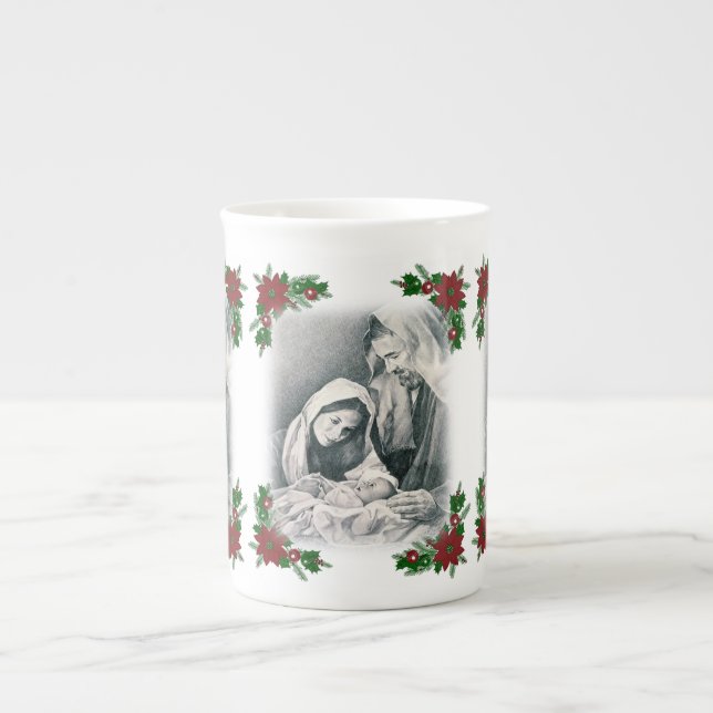 Taza De Porcelana Mug navidades, Jesucristo (Frente)