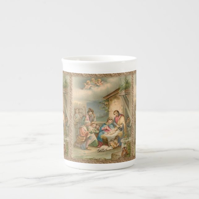Taza De Porcelana Mug navidades, Jesucristo (Frente)