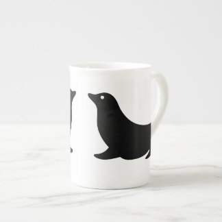 Taza De Porcelana Mug - Silueta de sello