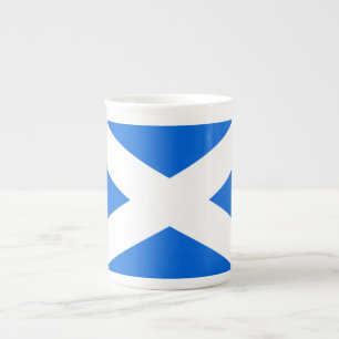 Taza De Porcelana Mugcnt de la bandera escocesa