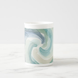 Taza De Porcelana Mugre de especialidad acuática nórdica