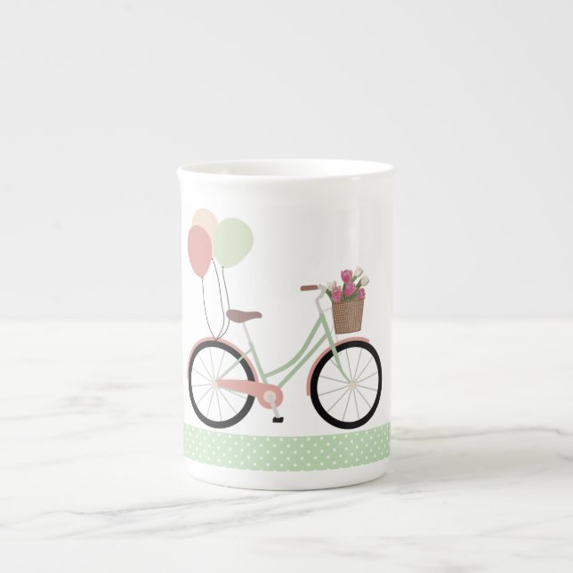 Taza De Porcelana Mugre para bicicleta (Frente)