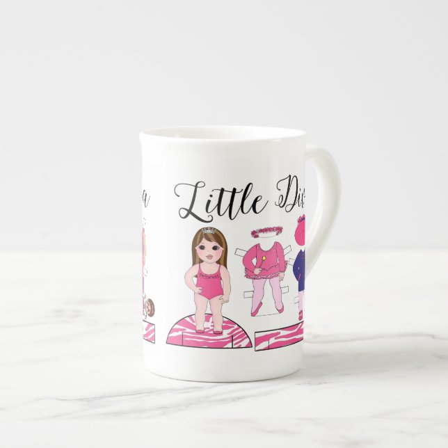 Taza De Porcelana Mugs de "Pequeña Diva" (Derecha)