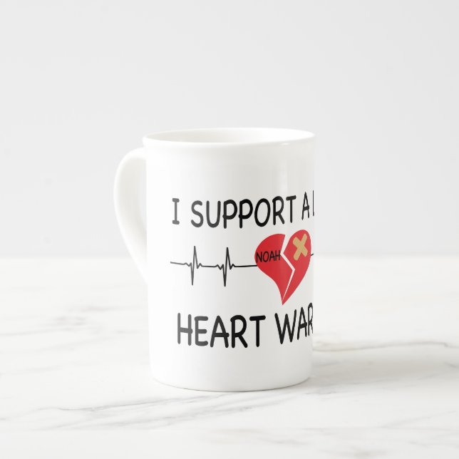 TAZA DE PORCELANA MUJER DEL GUERRERO DEL CORAZÓN (Izquierda)