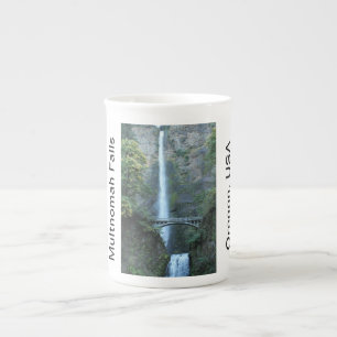 Taza De Porcelana Multnomah Falls Oregon
