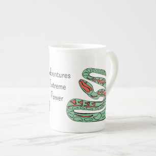 Taza De Porcelana Mundo de las serpientes: Extrema, poder, aventuras