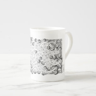 Taza De Porcelana Música de diseño abstracto "Roundtoits" mug