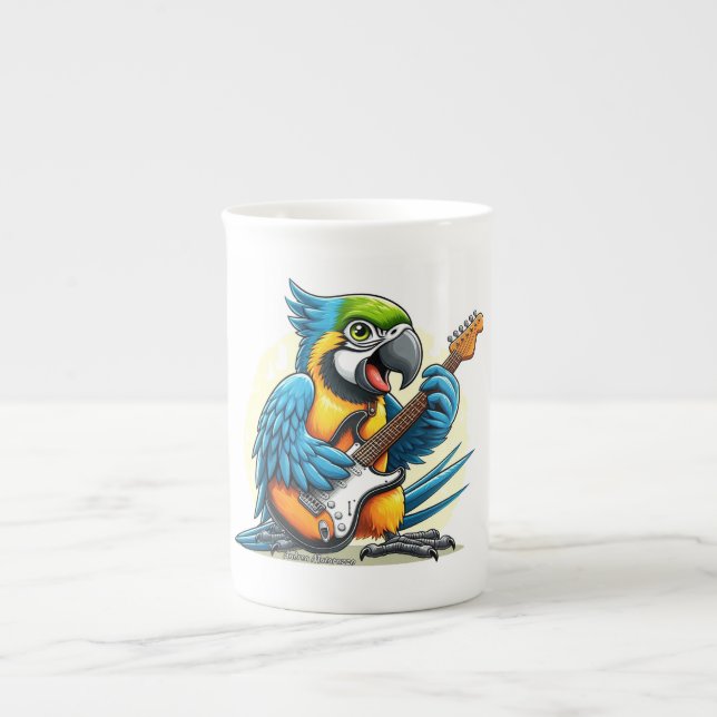 Taza De Porcelana Música de rock de párroco (Frente)