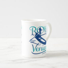 Taza De Porcelana Música de Venecia Hueso China