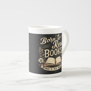 Taza De Porcelana Nacido para leer libros Especialidad Mug