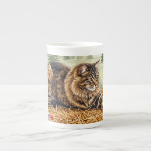 Taza De Porcelana Nari del bosque