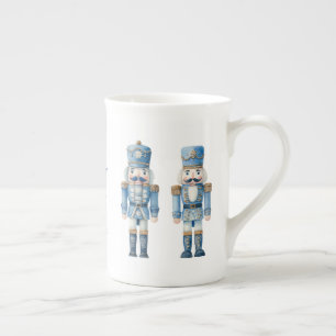 Taza De Porcelana Navidad del Cascanueces Azul