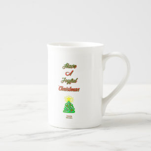 Taza De Porcelana Navidades alegres se deshacen de China Mug