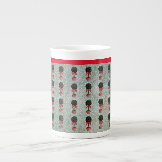 Taza De Porcelana Navidades Box Ball Patteron China Specialty Mug (Frente)