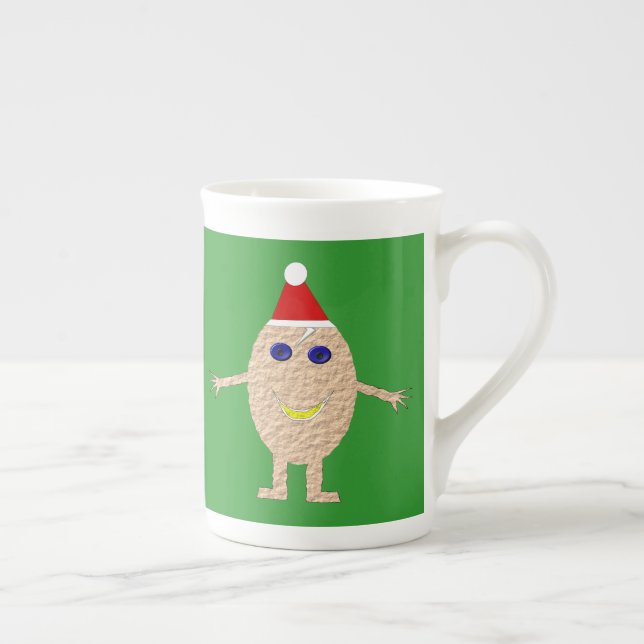 Taza De Porcelana Navidades divertidos Egg Mug (Derecha)