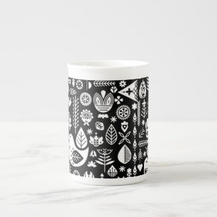 Taza De Porcelana Navidades escandinavos nórdicos