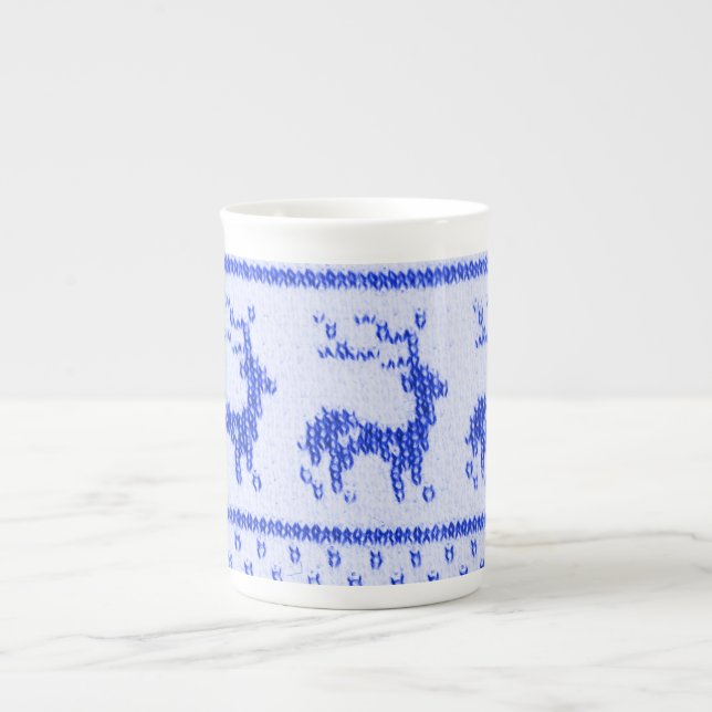Taza De Porcelana Navidades feos Sweater mug (Frente)