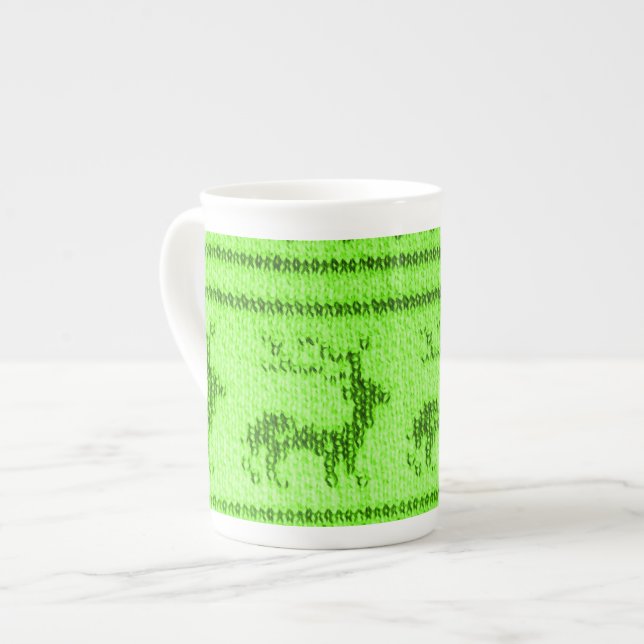 Taza De Porcelana Navidades feos Sweater mug (Izquierda)