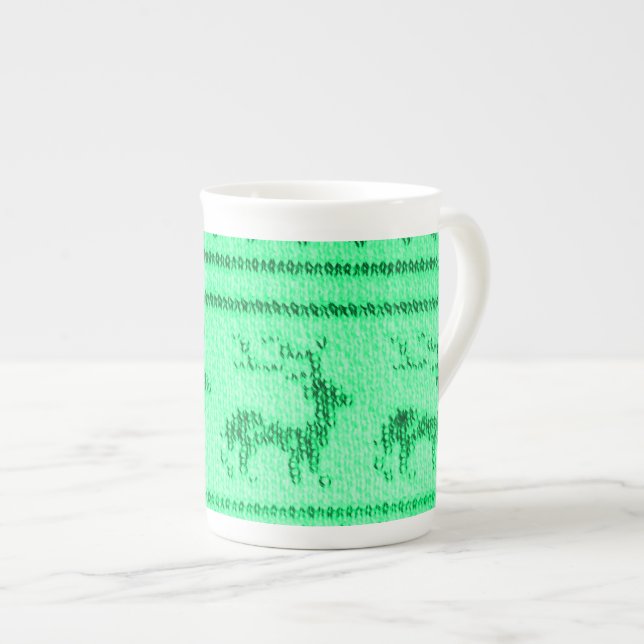 Taza De Porcelana Navidades feos Sweater mug (Derecha)