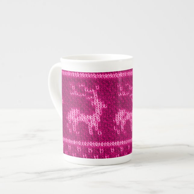 Taza De Porcelana Navidades feos Sweater mug (Izquierda)