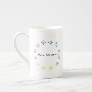 Taza De Porcelana Navidades internos ahuman la música china