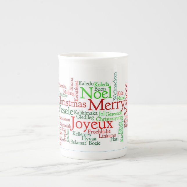 Taza De Porcelana Navidades Mug (Frente)