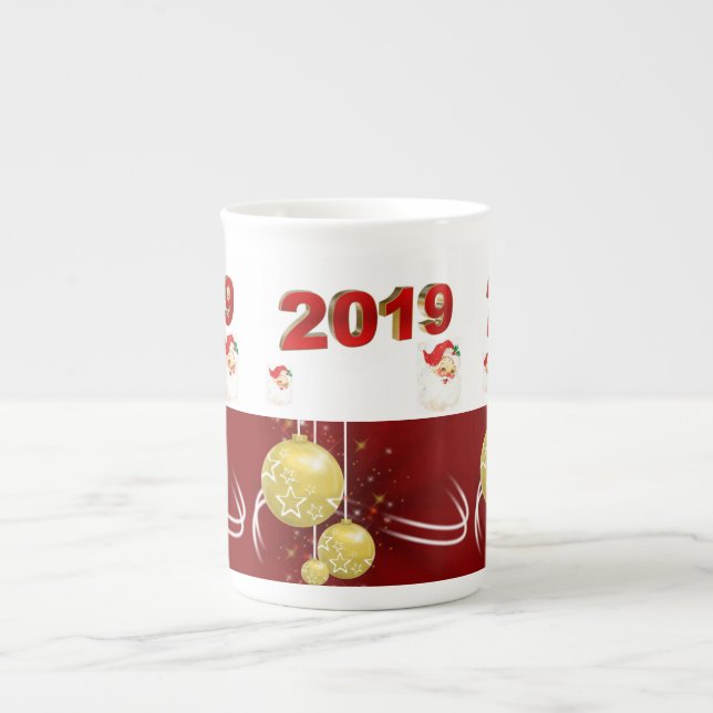 Taza De Porcelana Navidades Mug, 2019 (Frente)