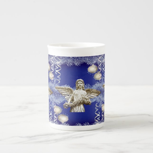 Taza De Porcelana Navidades Mug, Angel (Frente)