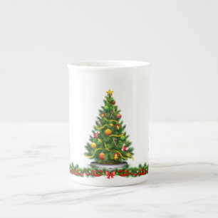Taza De Porcelana Navidades Mug, Árbol de Navidad