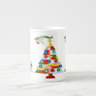 Taza De Porcelana Navidades Mug, Árbol de Navidad