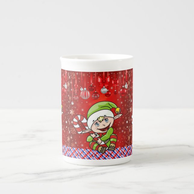 Taza De Porcelana Navidades Mug, Elf (Frente)