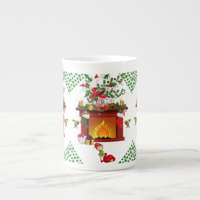 Taza De Porcelana Navidades Mug, Elf (Frente)