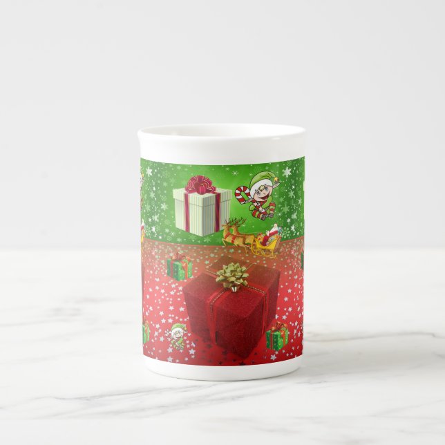 Taza De Porcelana Navidades Mug, Elf (Frente)